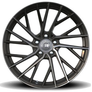 20" ROAD FORCE WHEELS RFF2 GUNMETAL MACHINED FLOW FORMED FINISHED RIMS - Image 2