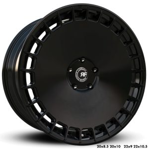 20" ROAD FORCE WHEELS RF30 GLOSS BLACK FINISH RIMS