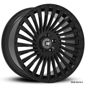 22" ROAD FORCE WHEELS RF23 GLOSS BLACK FINISH RIMS