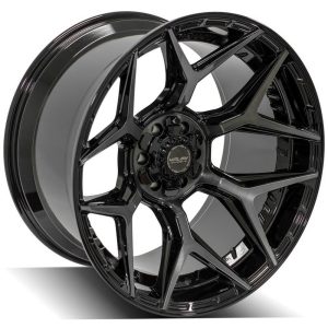 4PLAY Gen3 4P06 22x12 6x135mm & 6x5.5" -44et in Brushed Black - 4P06-22120-6D55-44BBT