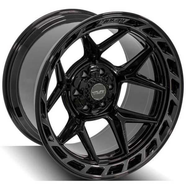 4PLAY Gen3 4P55 20x12 6x135mm & 6x5.5" -44et in Brushed Black - 4P55-20120-6D55-44BBT