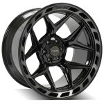 4PLAY Gen3 4P55 22x12 6x135mm & 6x5.5" -44et in Brushed Black - 4P55-22120-6D55-44BBT