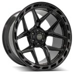 4PLAY Gen3 4P55 24x12 6x135mm & 6x5.5" -44et in Brushed Black - 4P55-24120-6D55-44BBT