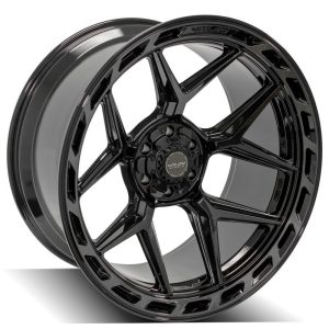 4PLAY Gen3 4P55 24x12 6x135mm & 6x5.5" -44et in Brushed Black - 4P55-24120-6D55-44BBT