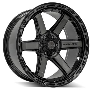 4PLAY Gen3 4P63 22x10 6x135mm & 6x5.5" -18et in Brushed Black - 4P63-22100-6D55-18BBT