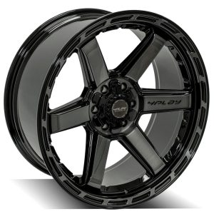 4PLAY Gen3 4P63 22x10 6x135mm & 6x5.5" -18et in Brushed Black - 4P63-22100-6D55-18BBT