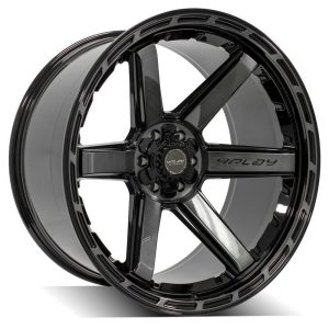 4PLAY Gen3 4P63 24x12 6x135mm & 6x5.5" -44et in Brushed Black - 4P63-24120-6D55-44BBT