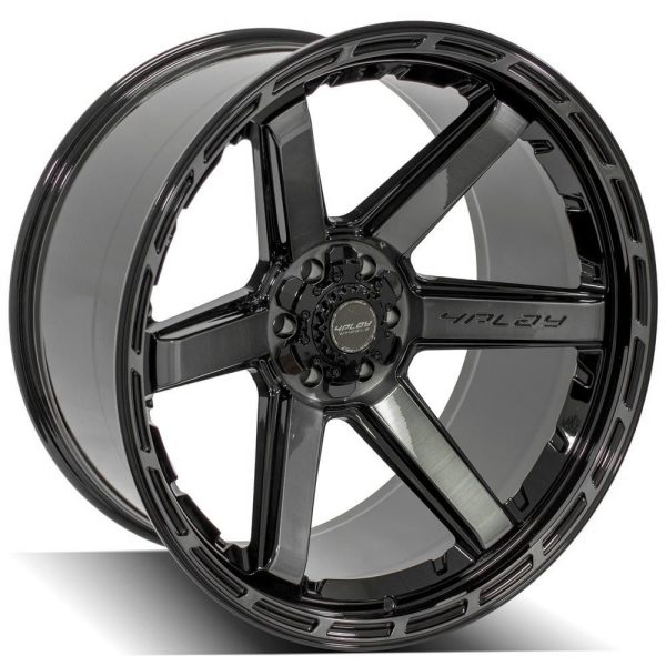4PLAY Gen3 4P63 24x12 6x135mm & 6x5.5" -44et in Brushed Black - 4P63-24120-6D55-44BBT