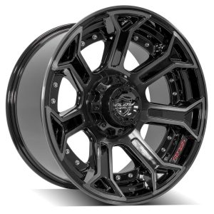 4PLAY Gen2 4P70 20x10 6x135mm & 6x5.5" -18et in Brushed Black - 4P70-20100-6D55-18BBT
