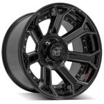4PLAY Gen2 4P70 22x12 6x135mm & 6x5.5" -44et in Brushed Black - 4P70-22120-6D55-44BBT