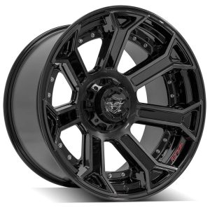 4PLAY Gen2 4P70 22x12 6x135mm & 6x5.5" -44et in Brushed Black - 4P70-22120-6D55-44BBT