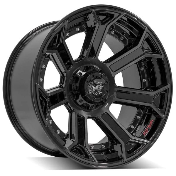 4PLAY Gen2 4P70 22x12 6x135mm & 6x5 4PLAY Gen2 4P70 22x12 6x135mm & 6x5.5" -44et in Brushed Black - 4P70-22120-6D55-44BBT
