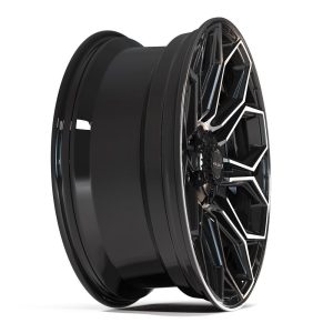 4PLAY Gen3 4P83 22x9 6x135mm & 6x5.5" +12et in Brushed Black - 4P83-22090-6D55-12BBT