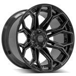 4PLAY Gen3 4P83 22x12 6x135mm & 6x5.5" -44et in Brushed Black - 4P83-22120-6D55-44BBT