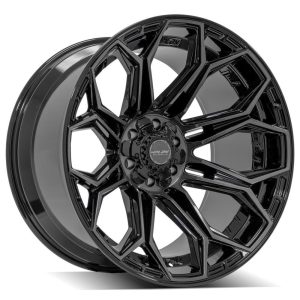4PLAY Gen3 4P83 22x12 6x135mm & 6x5.5" -44et in Brushed Black - 4P83-22120-6D55-44BBT
