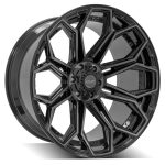 4PLAY Gen3 4P83 24x12 6x135mm & 6x5.5" -44et in Brushed Black - 4P83-24120-6D55-44BBT
