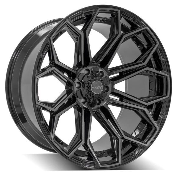 4PLAY Gen3 4P83 24x12 6x135mm & 6x5 4PLAY Gen3 4P83 24x12 6x135mm & 6x5.5" -44et in Brushed Black - 4P83-24120-6D55-44BBT