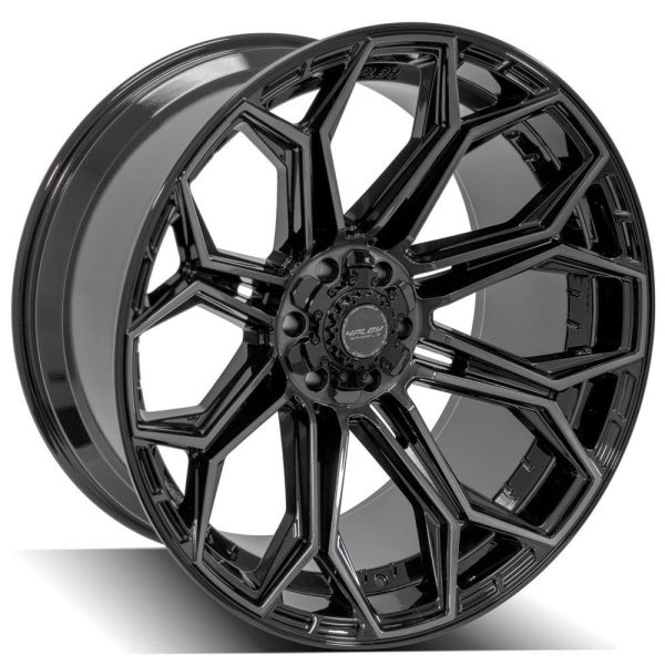 4PLAY Gen3 4P83 24x12 6x135mm & 6x5.5" -44et in Brushed Black - 4P83-24120-6D55-44BBT