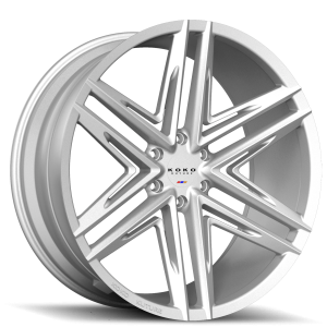 26" KOKO KUTURE WHEELS VETSE GLOSS SILVER FINISH RIMS