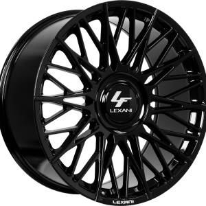 20" LEXANI WHEELS NEWPORT XL GLOSS BLACK FINISH RIMS