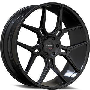 20" GIOVANNA WHEELS HALEB GLOSS BLACK FINISH RIMS