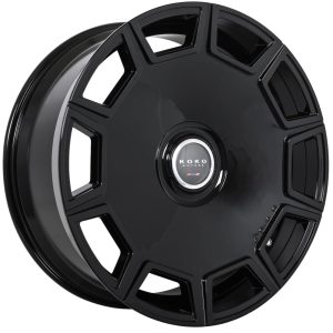 24" KOKO KUTURE WHEELS SICILY GLOSS BLACK FINISH RIMS