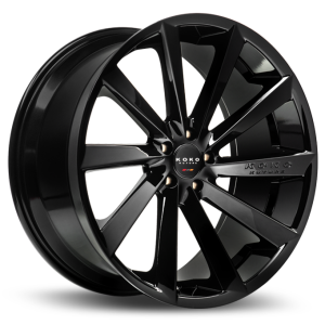 26" KOKO KUTURE WHEELS KAPAN GLOSS BLACK FINISH RIMS