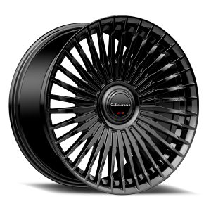 22" GIOVANNA WHEELS TULUM GLOSS BLACK FINISH RIMS