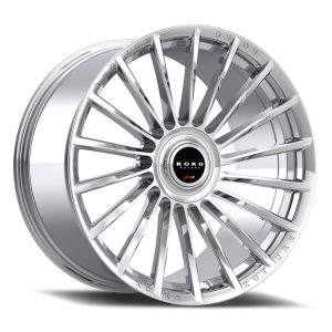 28" KOKO KUTURE WHEELS URFA CHROME FINISH FLOW FORMED RIMS