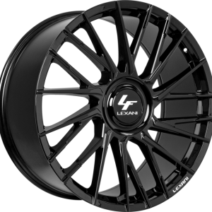 26" LEXANI WHEELS VELAR XL GLOSS BLACK FINISH RIMS