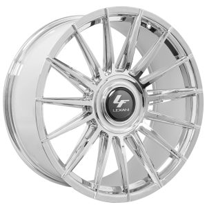 22" LEXANI WHEELS LOTUS XL CHROME FINISH RIMS