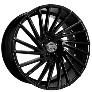20" LEXANI WHEELS WRAITH GLOSS BLACK FINISH RIMS