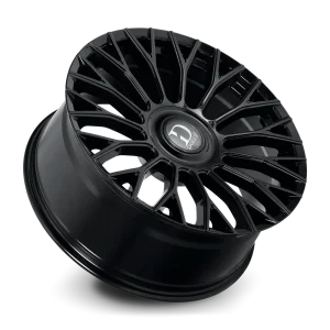 24" DOLCE LUXURY ROMA GLOSS BLACK FINISH RIMS - Image 4