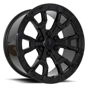 17" FACTORY REPRODUCTIONS WHEELS FR99 FORD RAPTOR GLOSS BLACK FINISH RIMS