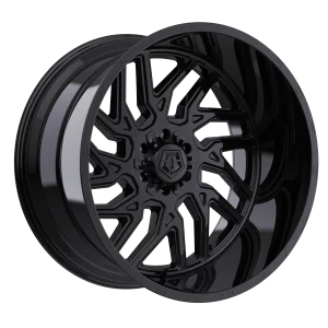 18" TIS WHEELS 544B BLACK FINISH RIMS