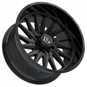 20" TIS WHEELS 547B GLOSS BLACK FINISH RIMS - Image 3