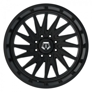 20" TIS WHEELS 547B GLOSS BLACK FINISH RIMS - Image 2
