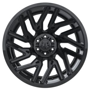 20" TIS WHEELS 554B GLOSS BLACK FINISH RIMS - Image 3
