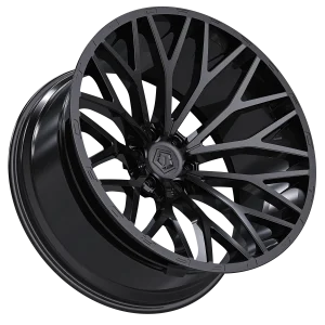 20" TIS WHEELS 566B GLOSS BLACK FINISH RIMS - Image 2