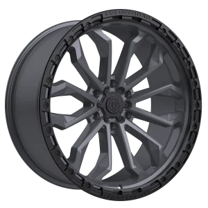17" TIS WHEELS 556AB SATIN ANTHRACITE BLACK SIMULATED BEAD RING FINISH RIMS