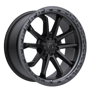 17" TIS WHEELS 556BA SATIN ANTHRACITE BLACK SIMULATED BEAD RING FINISH RIMS - Image 4