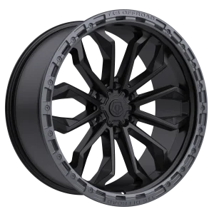 17" TIS WHEELS 556BA SATIN ANTHRACITE BLACK SIMULATED BEAD RING FINISH RIMS - Image 1