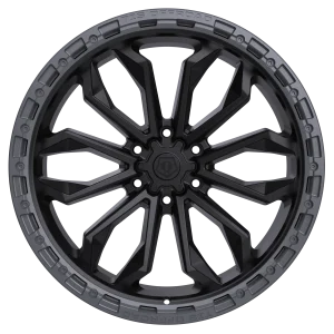17" TIS WHEELS 556BA SATIN ANTHRACITE BLACK SIMULATED BEAD RING FINISH RIMS - Image 2