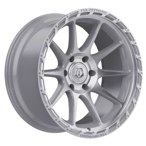 18" TIS WHEELS 563BS SILVER MACHINED BRUSHED FINISH RIMS