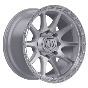 20" TIS WHEELS 563BS SILVER MACHINED BRUSHED FINISH RIMS - Image 3