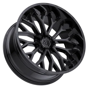 20" TIS WHEELS 565B GLOSS BLACK FINISH RIMS - Image 2