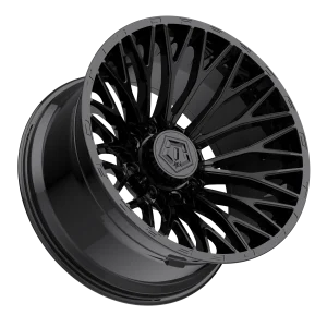 20" TIS WHEELS 566B GLOSS BLACK FINISH RIMS - Image 4