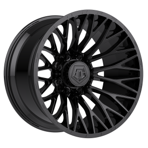 20" TIS WHEELS 566B GLOSS BLACK FINISH RIMS - Image 3