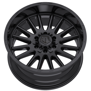 22" TIS WHEELS 567B GLOSS BLACK FINISH RIMS - Image 4