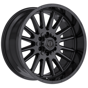 20" TIS WHEELS 567B GLOSS BLACK FINISH RIMS